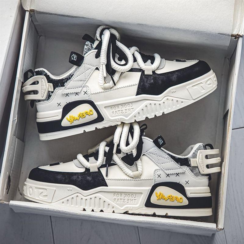 Men's Harajuku Techwear Low-Top Skate Sneakers