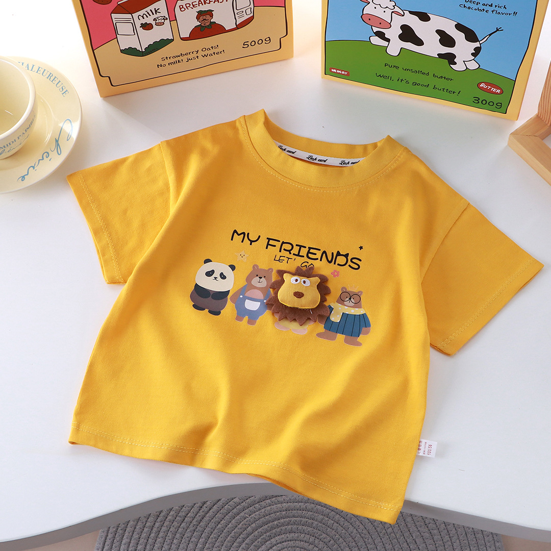 Kids' Cute Animal Graphic T-Shirt