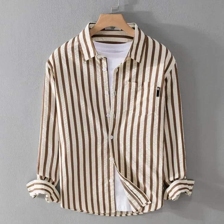 Men's Vertical Striped Casual Shirt