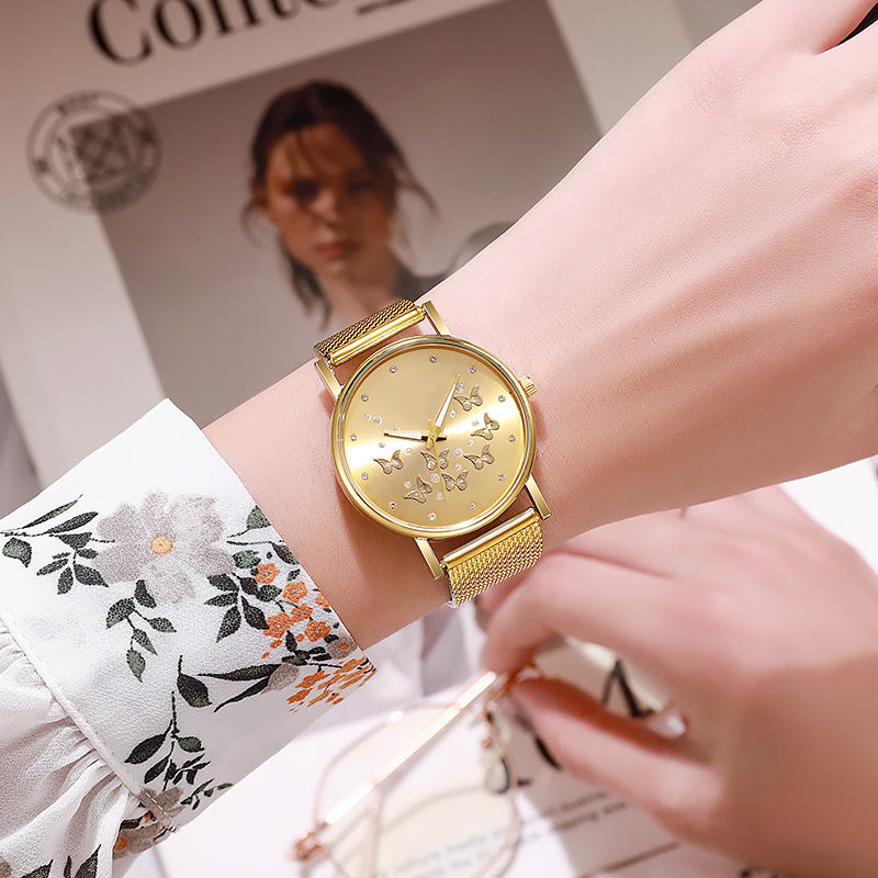 Women's Butterfly Dial Watch