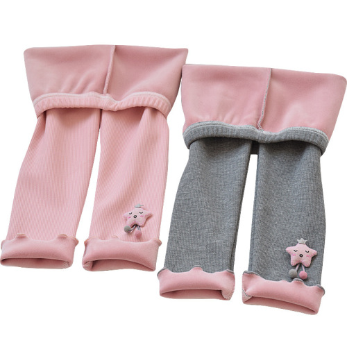 Girls' Fleece-Lined Leggings (2 Piece)