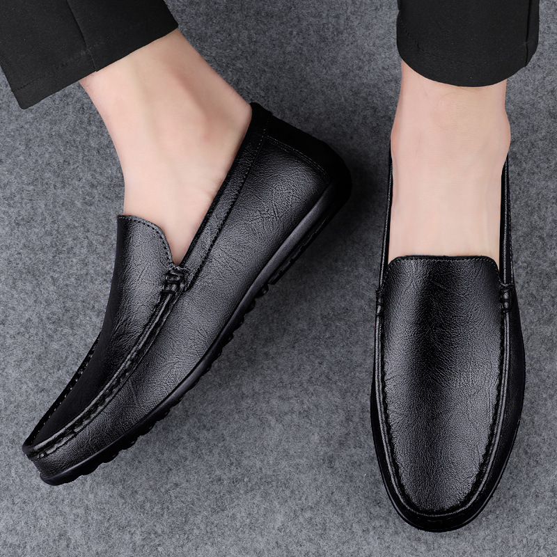 Men's Classic Slip-On Leather Driving Loafers