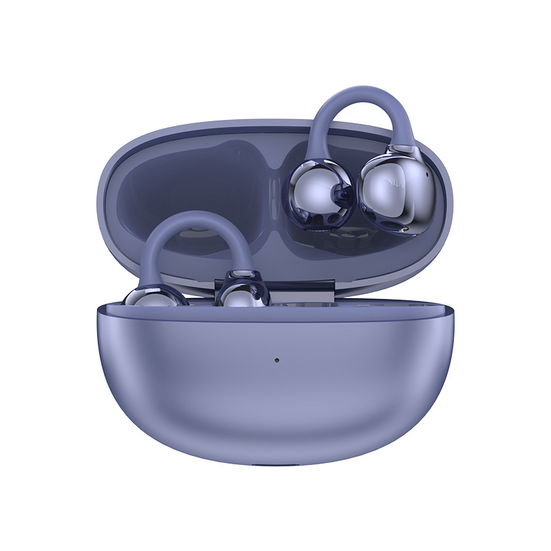 Open-Ear Clip-On Metallic Wireless Earbuds (AI Translation Edition )