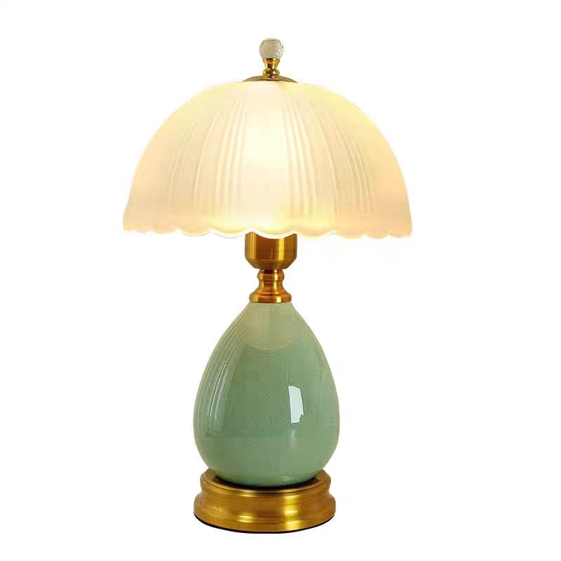 Vintage French Ceramic Table Lamp